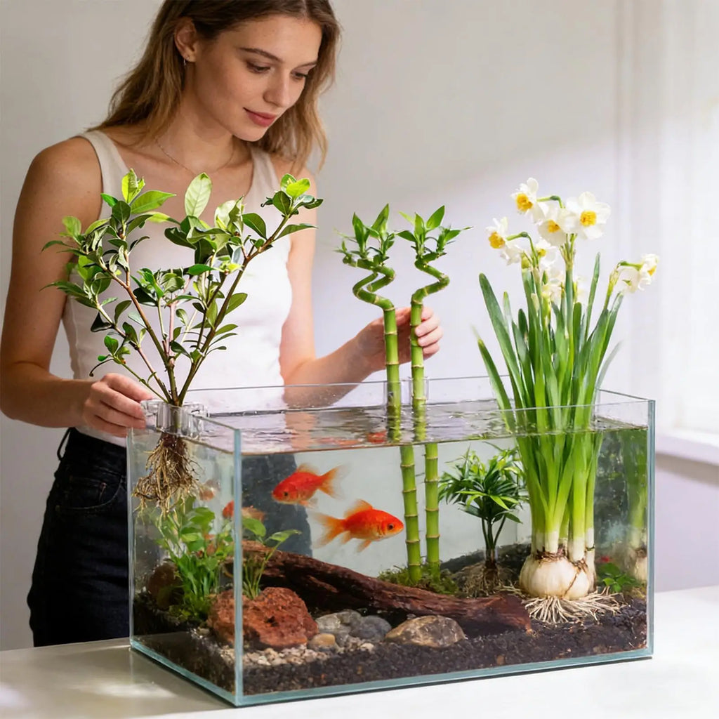 6-Pack Aquarium Plant Holder Cups | Fish Tank Planter Support Aquarium Plant Holder QXL