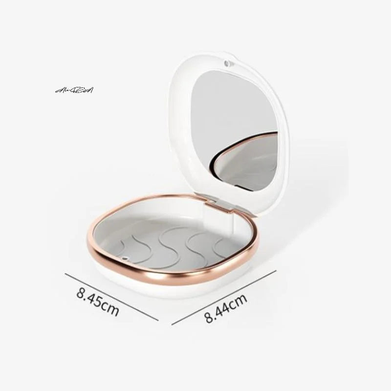 Dental Retainer Box with Mirror | Magnetic Travel Case Retainer Storage Case QXL