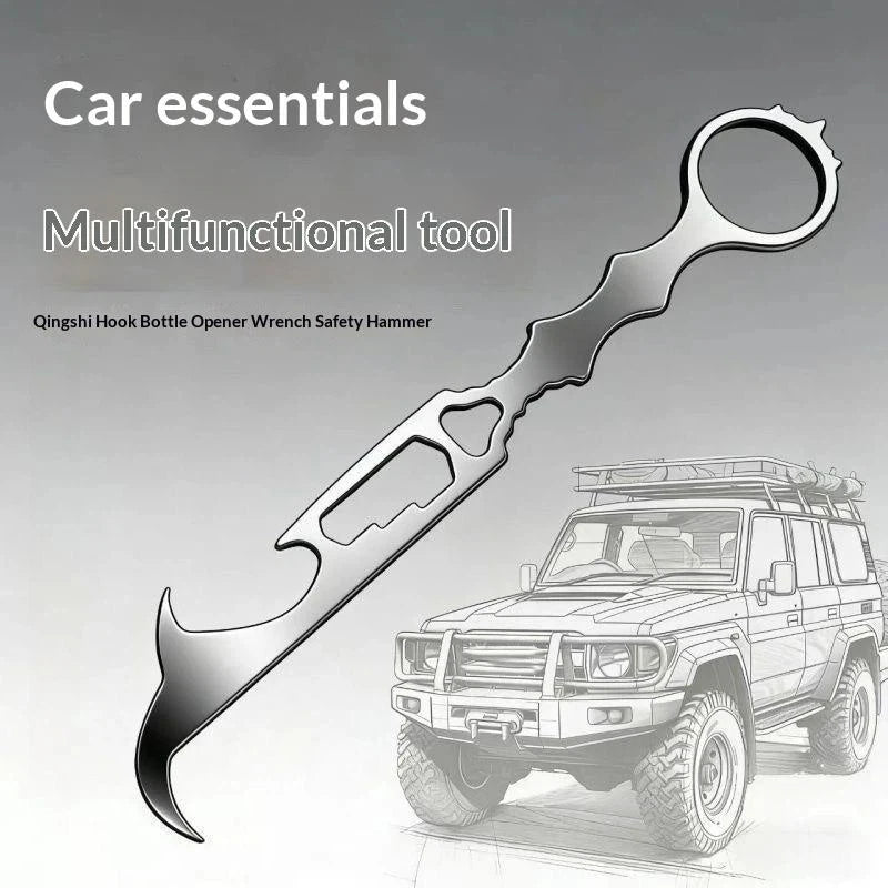 6-in-1 Tire Stone Remover Hook | Portable Alloy Car Tool Tire Stone Remover QXL