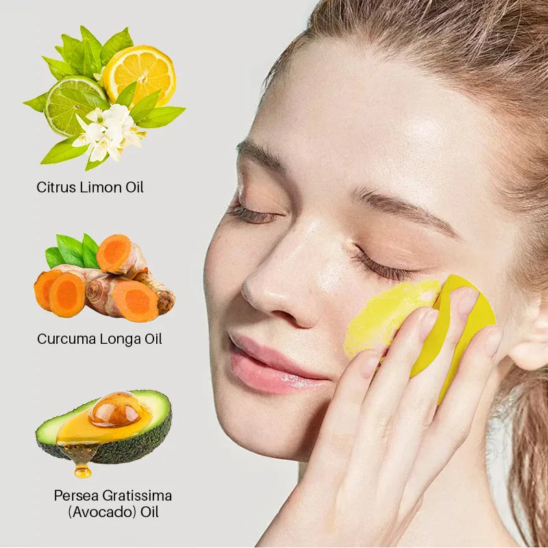 Turmeric Kojic Acid Cleansing Pads | Oil Control & Brightening Exfoliating Cleansing Pads QXL