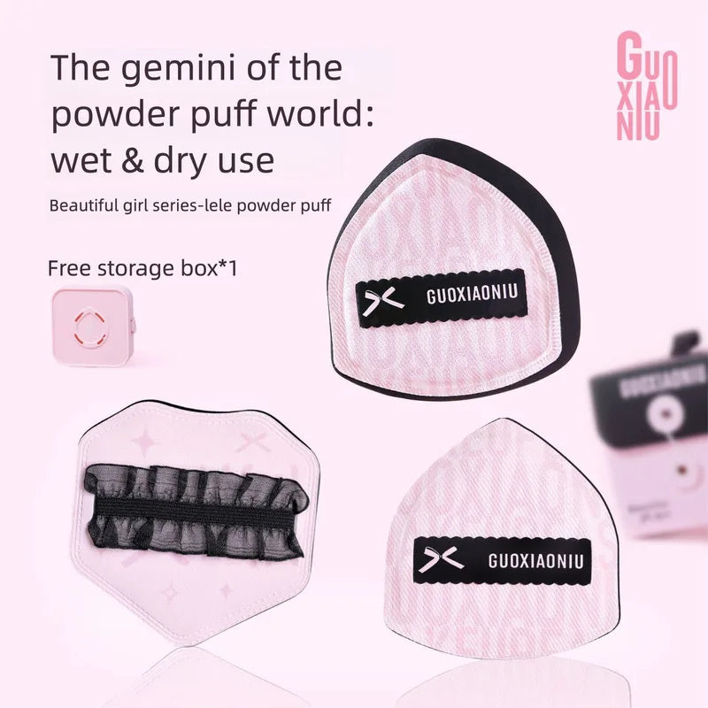 Water-Activated Dual-Use Powder Cushion Puff | Foundation Tool Makeup Sponge Puff QXL