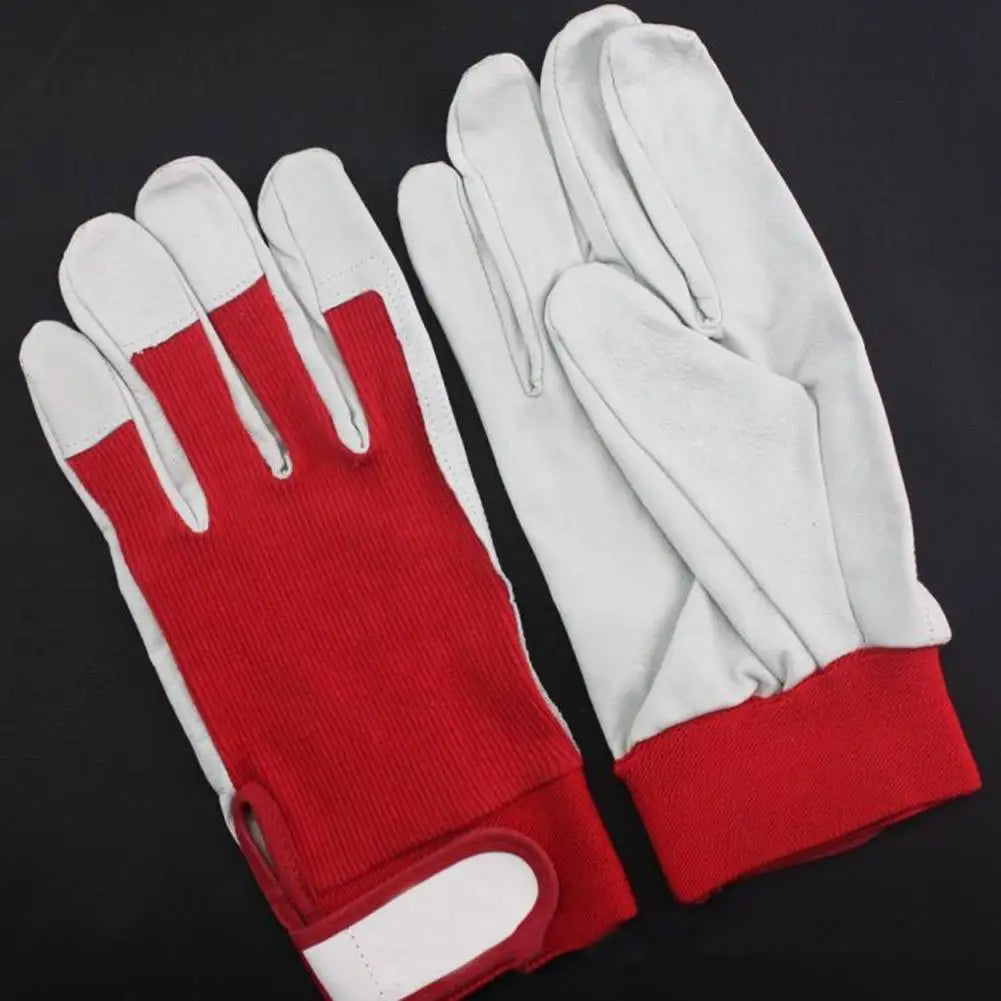 Goatskin Leather TIG MIG Welding & Mechanic Work Gloves Leather Work Gloves QXL