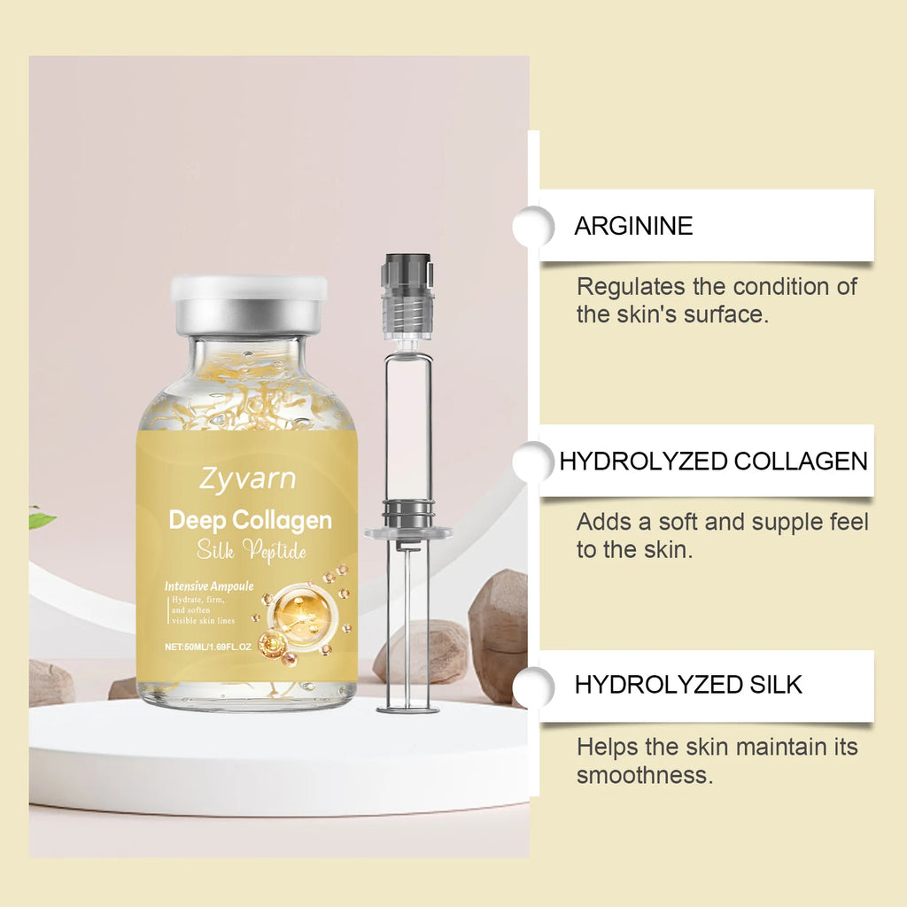 Collagen Silk Peptide Ampoule Essence | Korean Face Serum Face Serum Essence QXL