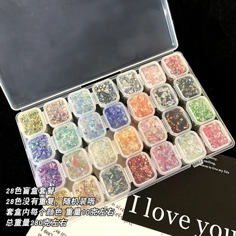 Nail Art Rhinestone & Mixed Stone DIY Decoration Set Nail Art Decoration Set QXL
