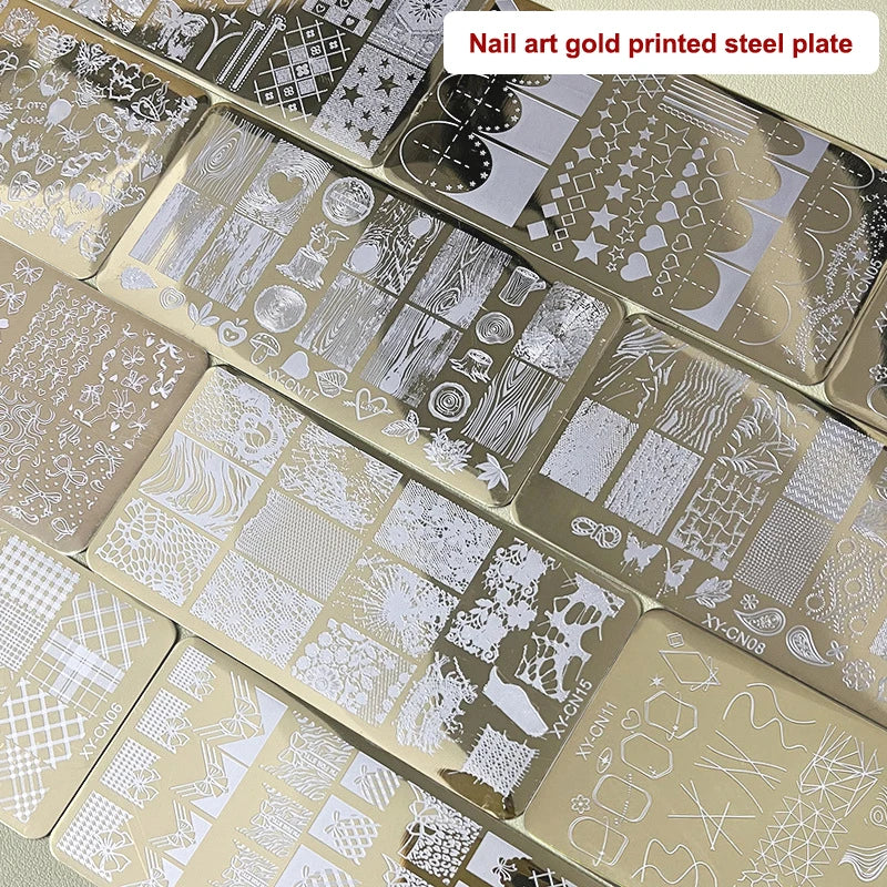 12x6cm Nail Stamping Plates – Butterfly, Floral & Bowknot Designs Nail Stamping Plate QXL