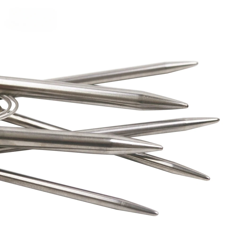 Stainless Steel Circular Knitting Needles 3mm 4.5mm 9mm Circular Knitting Needles QXL