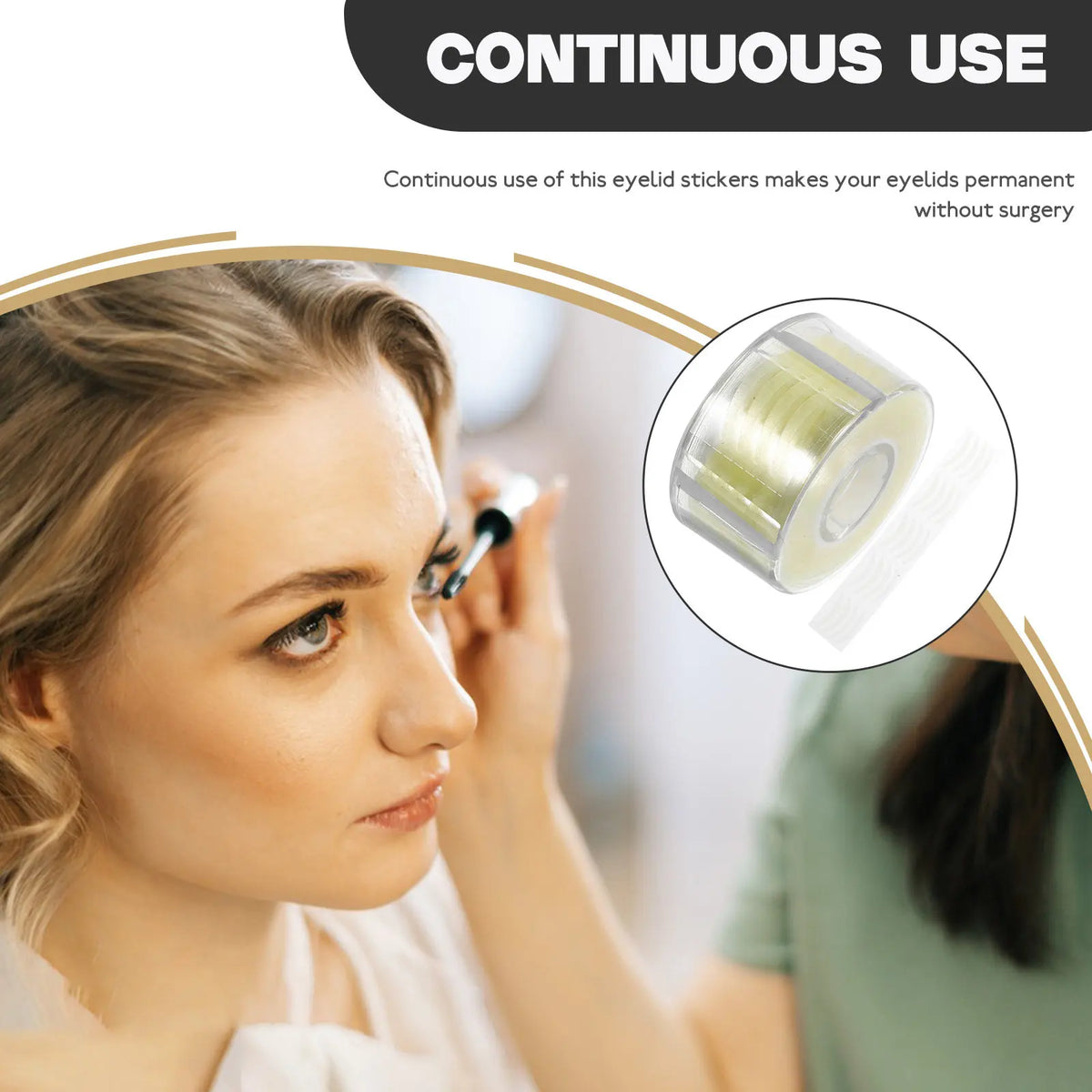 300 Pairs Invisible Double Eyelid Tape | Waterproof Stickers Eyelid Tape Stickers QXL