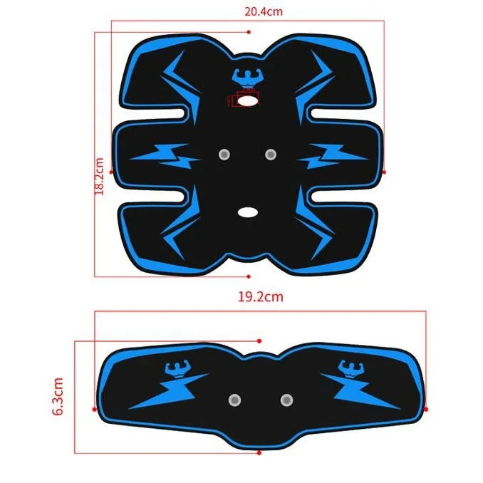 EMS Muscle Stimulator Belt | 6 Modes, 19 Levels, Rechargeable EMS Muscle Stimulator QXL