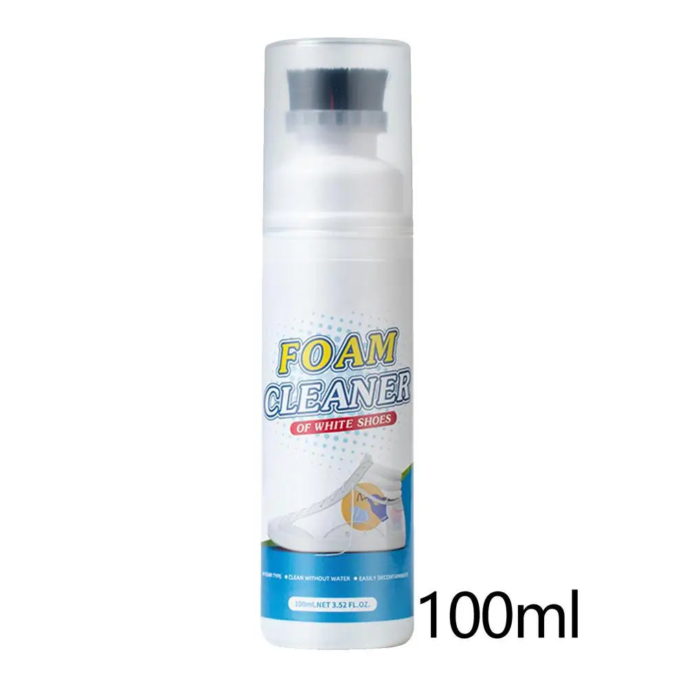 100ml No-Wash Dry Foam Shoe Cleaner | White, Suede & Leather Foam Shoe Cleaner QXL 100ml