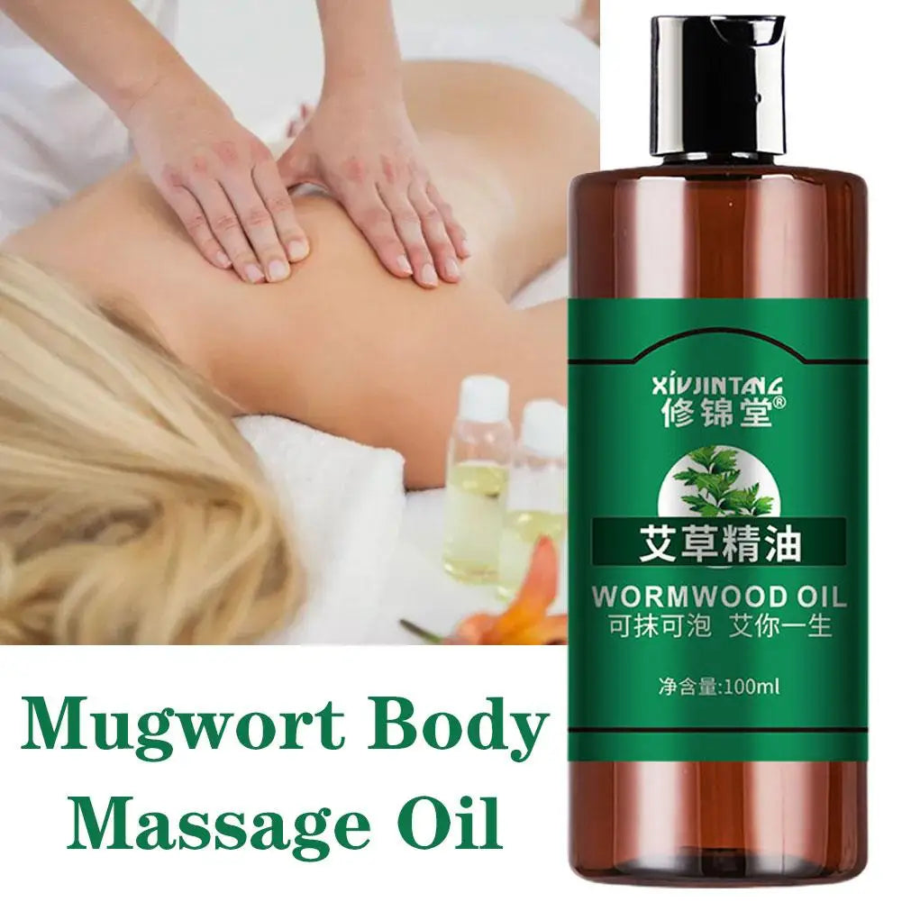 Mugwort Body Massage Oil | Moisturizing & Firming Skin Care Body Massage Oil QXL