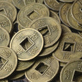 100-Pack Feng Shui Lucky Coins | Ancient Chinese I Ching Coins Decorative Lucky Coins QXL 100pcs random