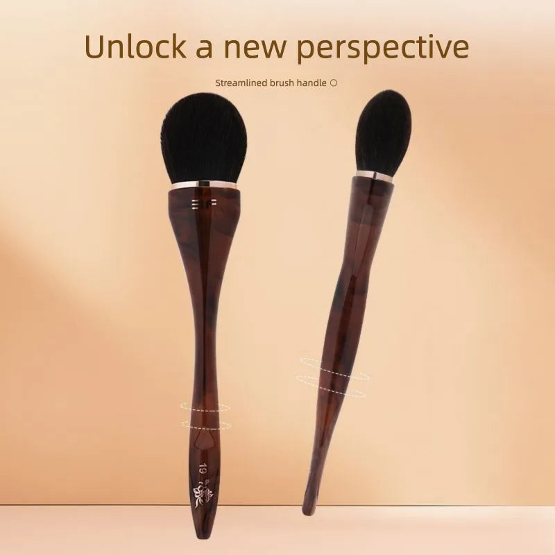 Soft Bristle Blush & Contour Makeup Brush | Synthetic Fiber Blush Contour Brush QXL