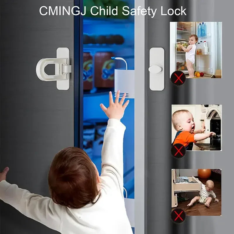 Baby Safety Cabinet & Drawer Lock | Child-Proof Door Latch Baby Safety Lock QXL