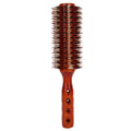Large Round Hair Brush – Wood & Nylon for Curly All Hair Types Round Hair Brush QXL A
