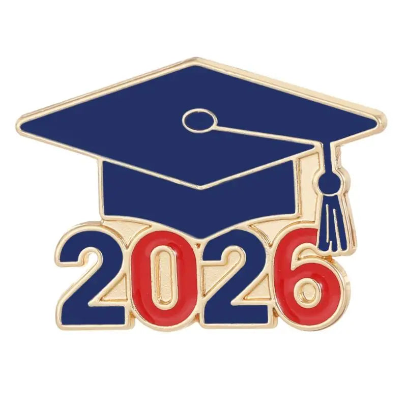 2026 Graduation Brooch Pin | Academic Cap Badge Souvenir Graduation Brooch Pin QXL A7