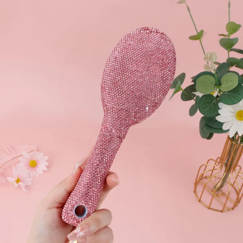 Pink Diamond Air Cushion Massage Comb – Detangling Brush Air Cushion Hair Comb QXL