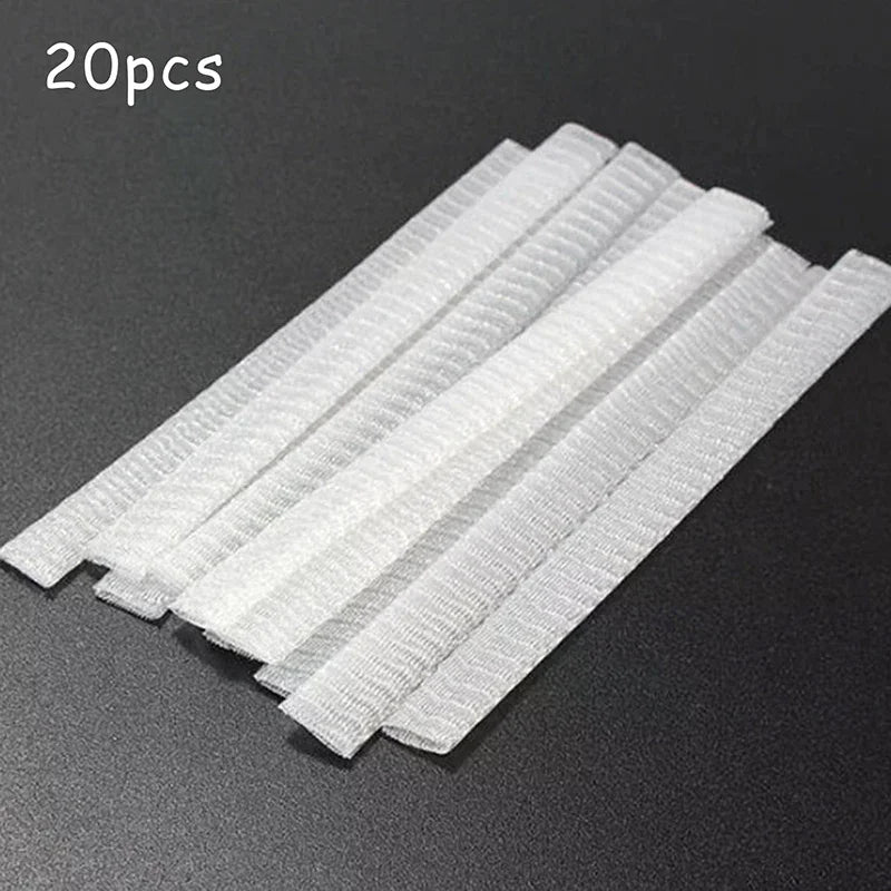 20-Pack Mesh Makeup Brush Guard Net Protectors | Travel Brush Guard Protector QXL