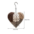 Heart-Shaped Bird Nesting Material Holder | Hangable Outdoor Bird Nesting Holder QXL 1pcs