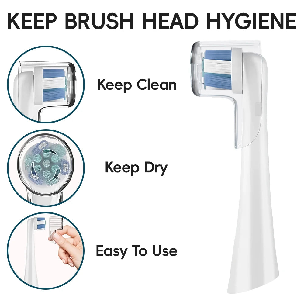 Dustproof Covers for Oral-B iO & Round Electric Toothbrush Heads Toothbrush Head Cover QXL