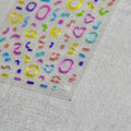 5D Kawaii Fox Nail Art Stickers | Acrylic Self-Adhesive Decals Nail Art Stickers QXL 1pcs to2786