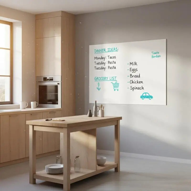 Reusable Electrostatic Whiteboard Wall Sticker | 45–60cm Wide Whiteboard Wall Sticker QXL