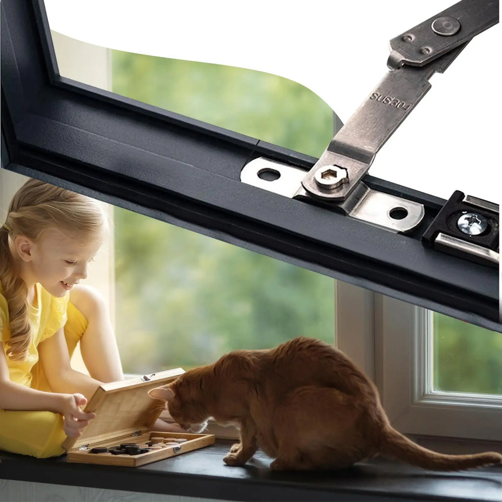 Stainless Steel Window Restrictor & Childproof Lock Window Safety Lock QXL