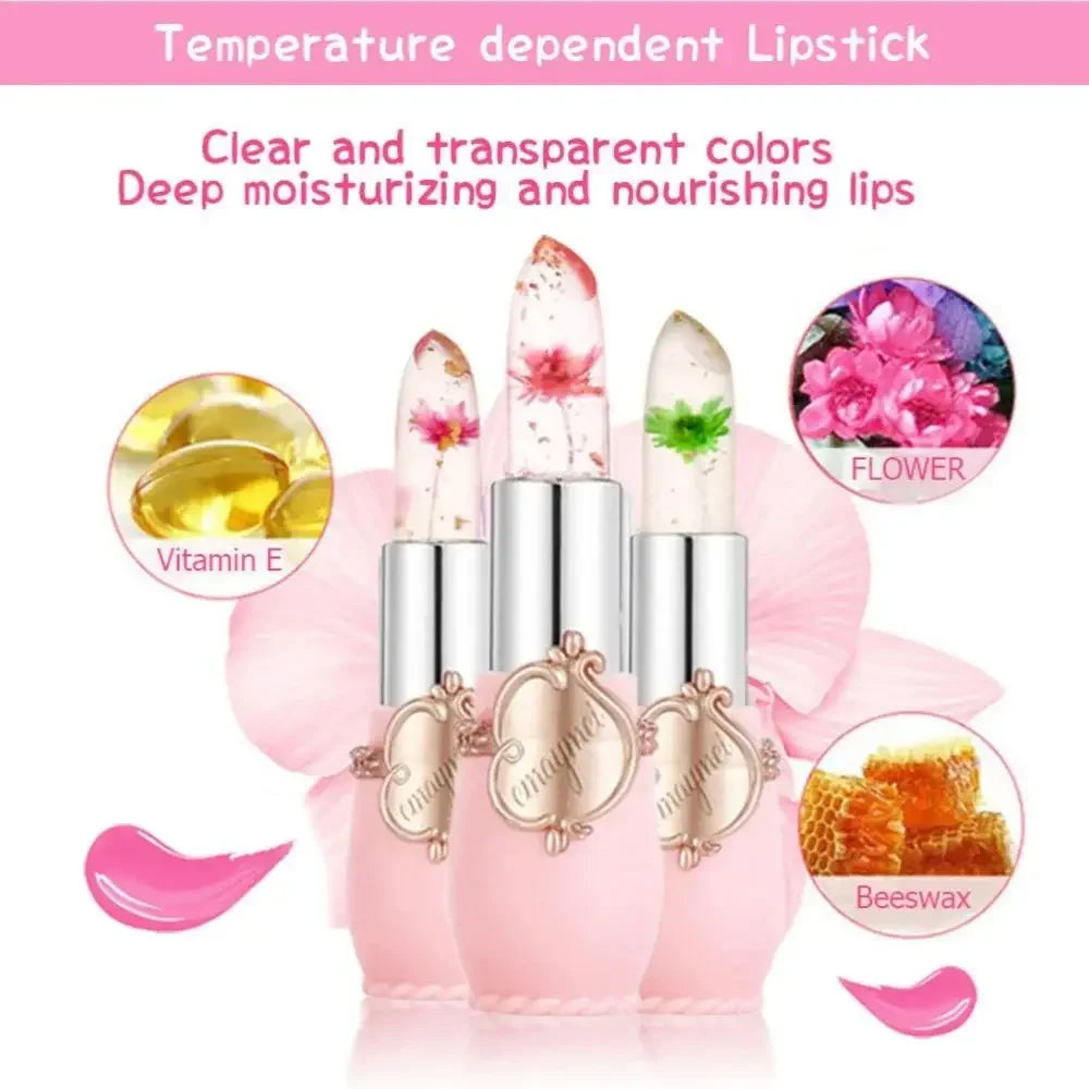 Emaymei 6-Pc Color-Change Jelly Lipstick Set | Moisturizing Balm Color-Change Lipstick Set QXL