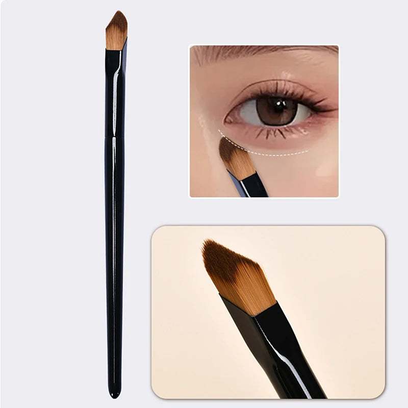 Angled Concealer & Contour Brush | Synthetic Hair Makeup Tool Makeup Brush QXL