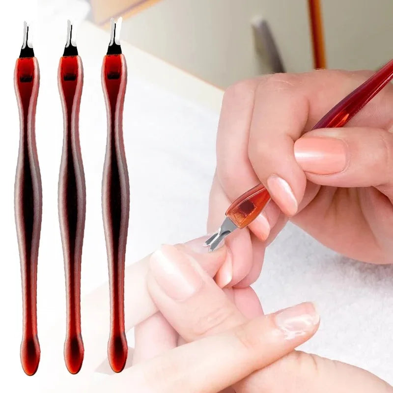 Stainless Steel Cuticle Pusher | Pro Manicure Nail Tool Cuticle Pusher QXL