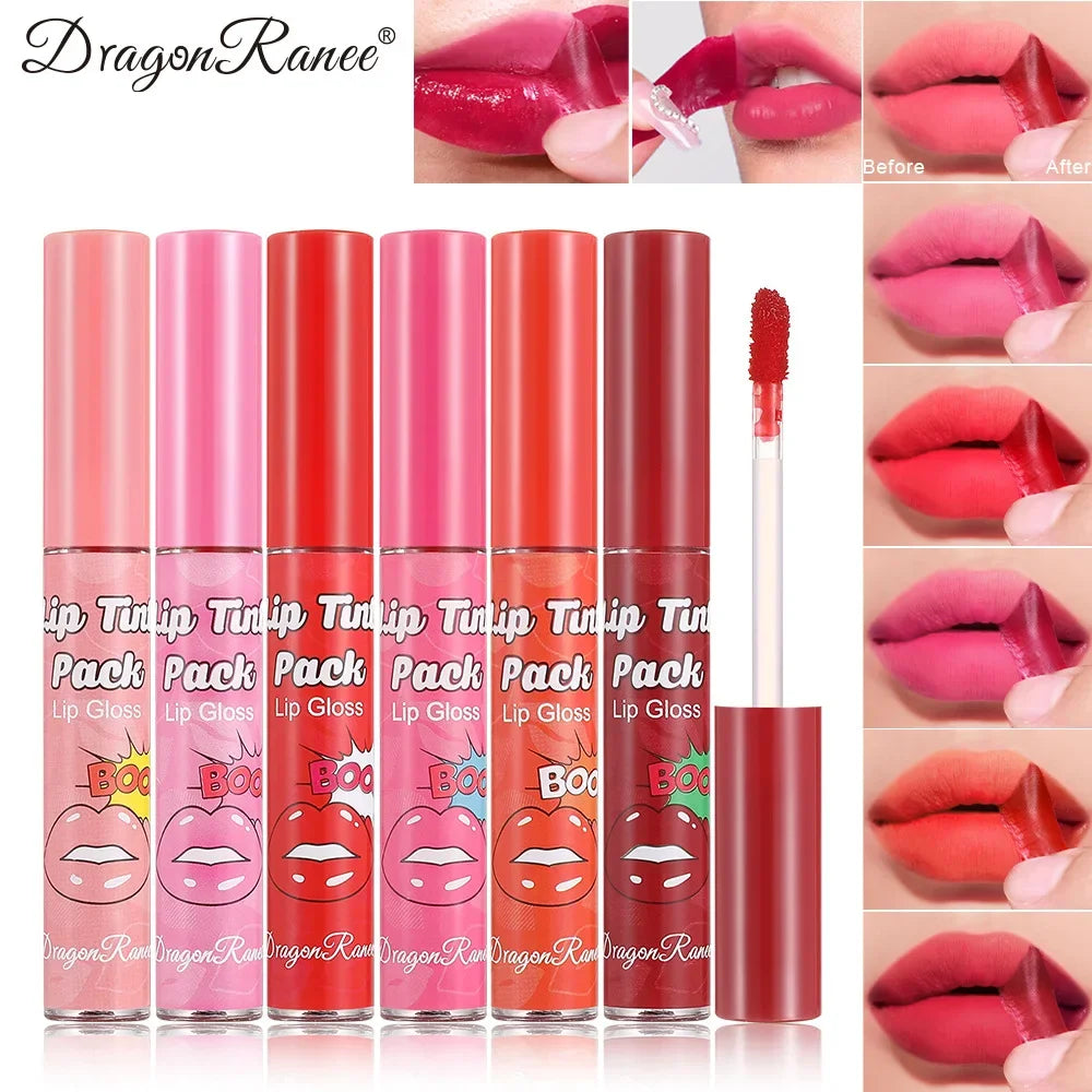 Dragon Ranee Peel-Off Matte Lip Tint | Waterproof Lip Stain Peel-Off Lip Tint QXL