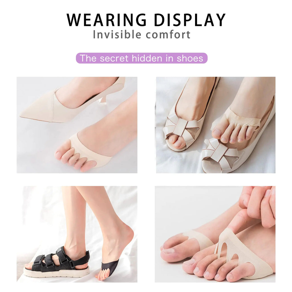 2-Pack High Heel Forefoot Cushion Pads | Anti-Slip Foot Protection Forefoot Cushion Pads QXL