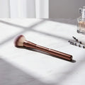 Double Round Head Powder Brush | Soft Fiber Face Brush Powder Face Brush QXL Default Title