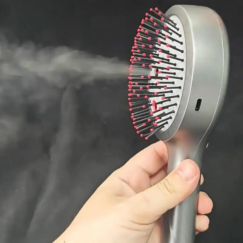 Electric Spray Massage Comb | Vibration & Red Light Hair Care Electric Spray Comb QXL