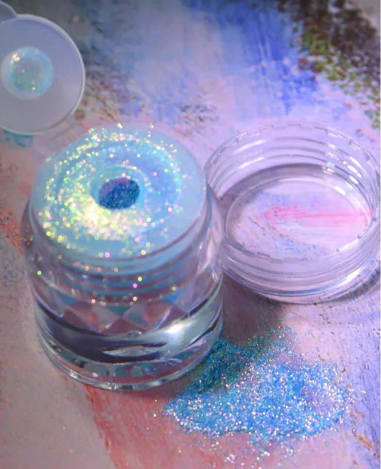 Chameleon Eyeshadow Highlighter | Pigmented Sheen Effect Eyeshadow Highlighter QXL Blue Sea