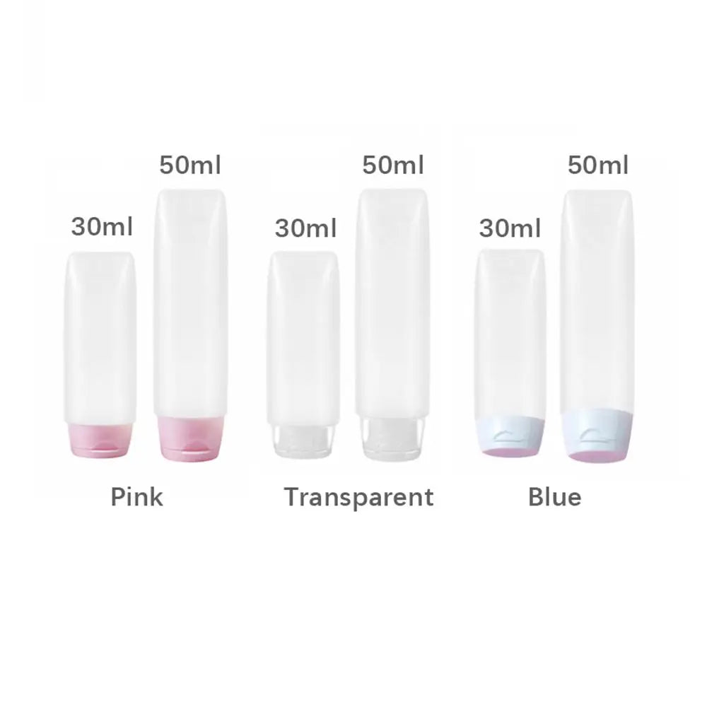 Refillable Travel Squeeze Bottle | 30ml & 50ml Cosmetic Jar Refillable Travel Bottle QXL