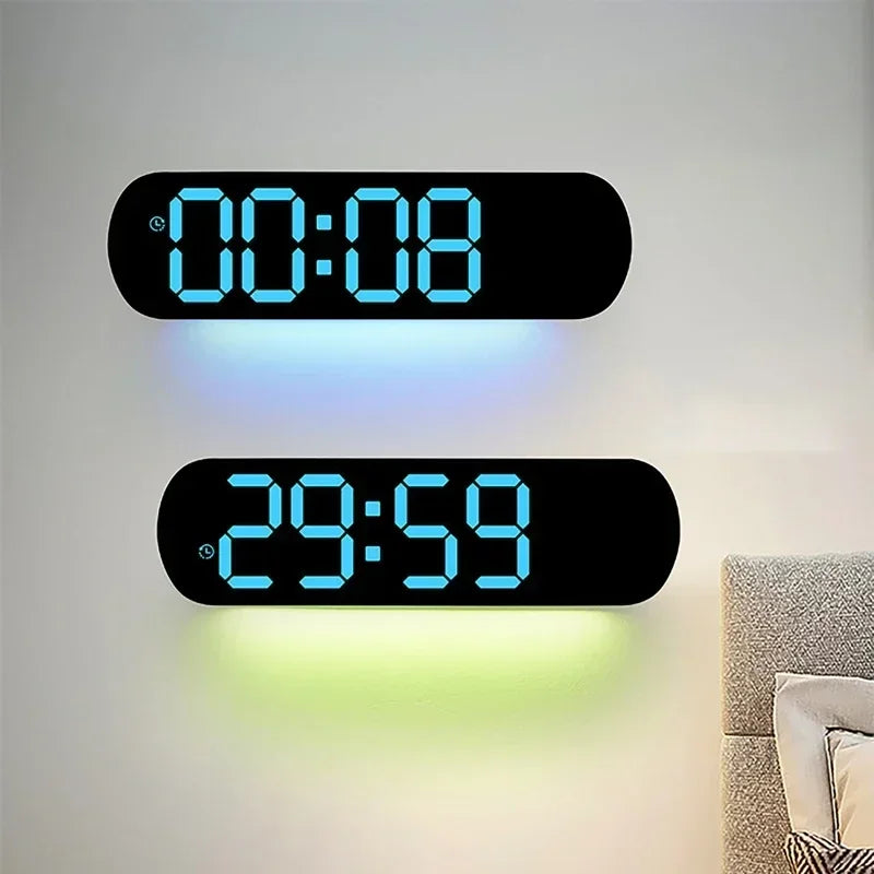 Dreamburgh Large LED Digital Wall Clock with Remote & Ambient Light LED Wall Clock QXL