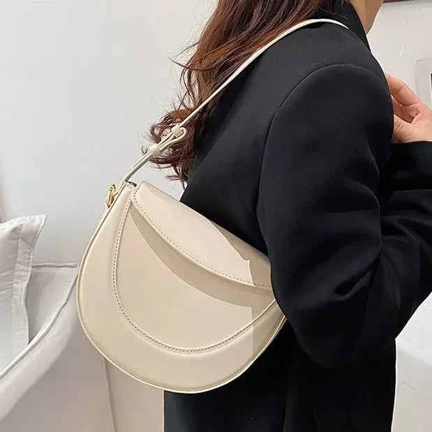 Elegant Luxury Leather Crossbody Handbag | Vintage Women's Bag Crossbody Handbag QXL