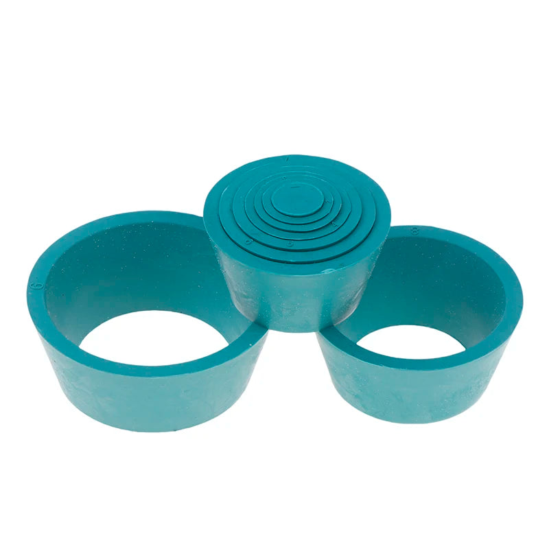 Rubber Buchner Funnel Cone Stopper | Flask Filter Collar Set Lab Rubber Stopper QXL