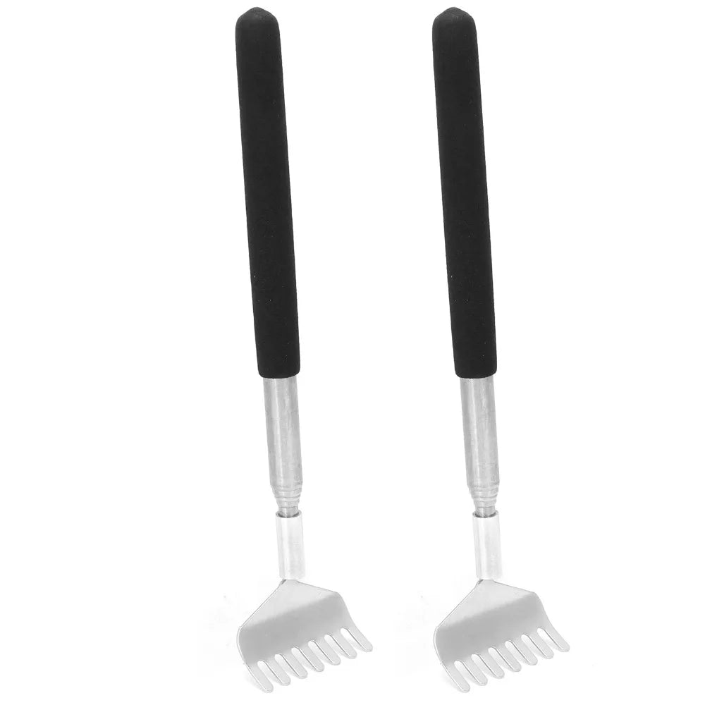 2-Pack Retractable Stainless Steel Back Scratcher Long Handle Back Scratcher QXL