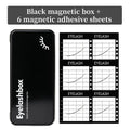 Magnetic Eyelash Storage Box & Display Palette Tray Lash Extension Organizer QXL Black