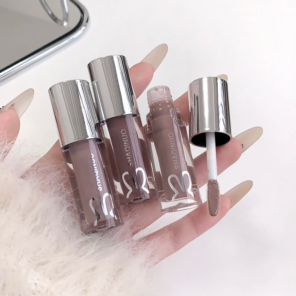 Pearlescent Mirror Lip Gloss | Sparkling Moisturizing Lip Oil Mirror Lip Gloss QXL