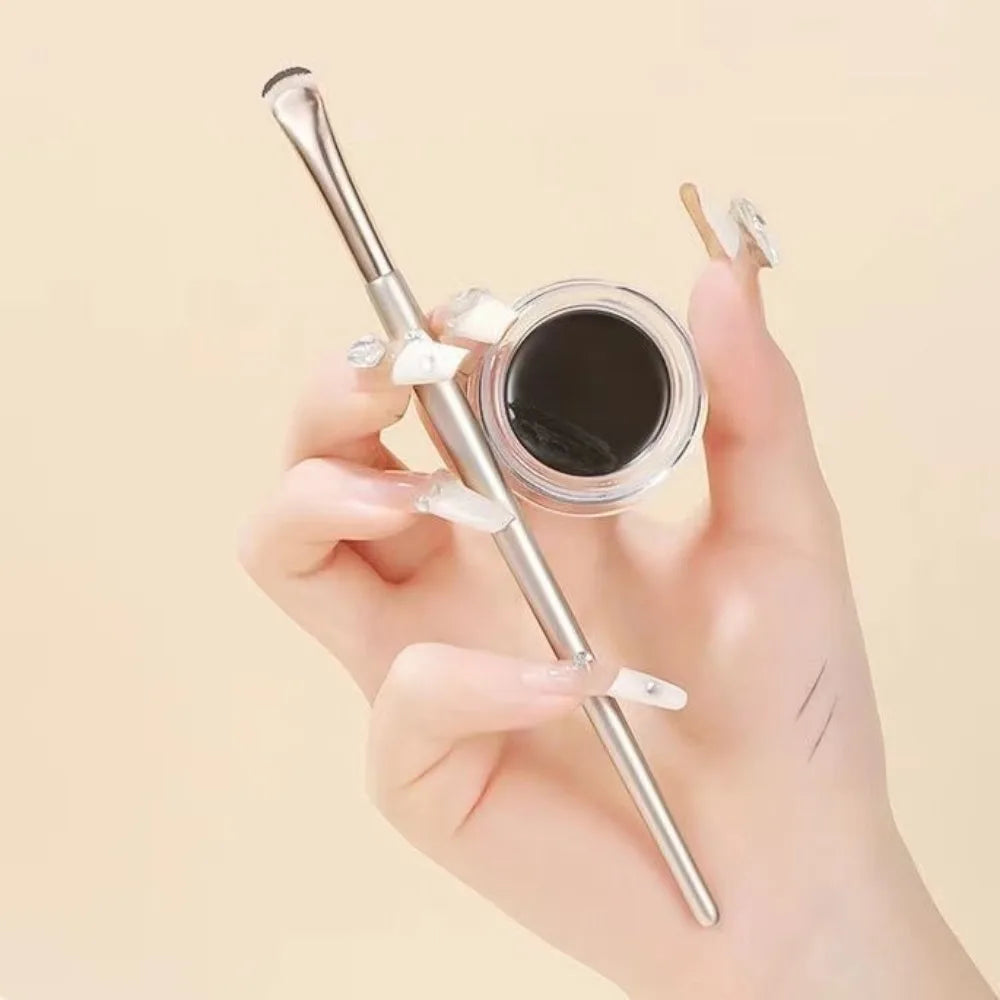 Curved Eyeliner Brush – Thin Angled Eye Makeup Brush Eyeliner Makeup Brush QXL