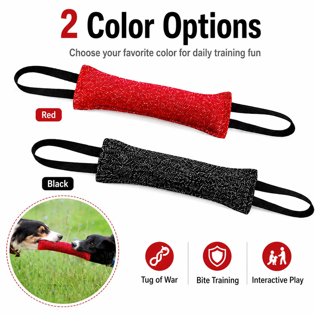Interactive Dog Tug Toy | Bite Pillow for Training & Play Dog Tug Toy QXL
