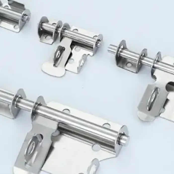 Stainless Steel Sliding Door Bolt Latch | Chrome Finish Lock Door Bolt Latch QXL