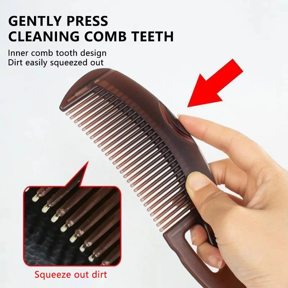 Self-Cleaning Scalp Massage Comb | Anti-Static Detangling Scalp Massage Comb QXL