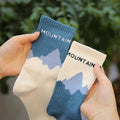 Women's Hip Hop Striped Mid-Tube Cotton Socks | Breathable Fashion Cotton Socks QXL A1