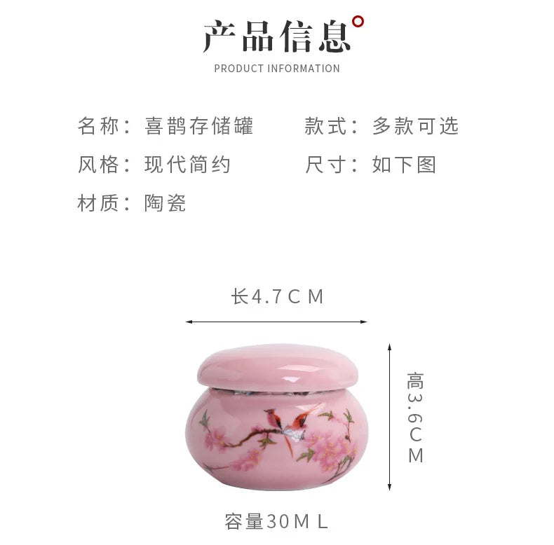 15g Mini Ceramic Nail Cup with Lid | Acrylic Liquid & Powder Jar Nail Dappen Dish QXL