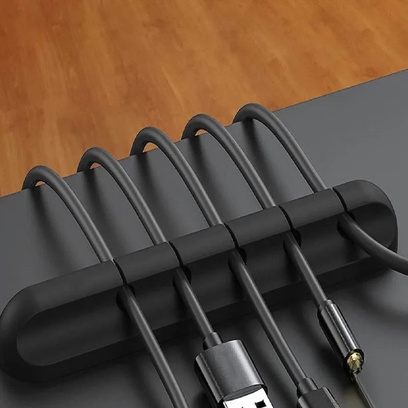 Desktop Cable Organizer & Wire Management Tool (1/2/3-Pack) Cable Organizer QXL