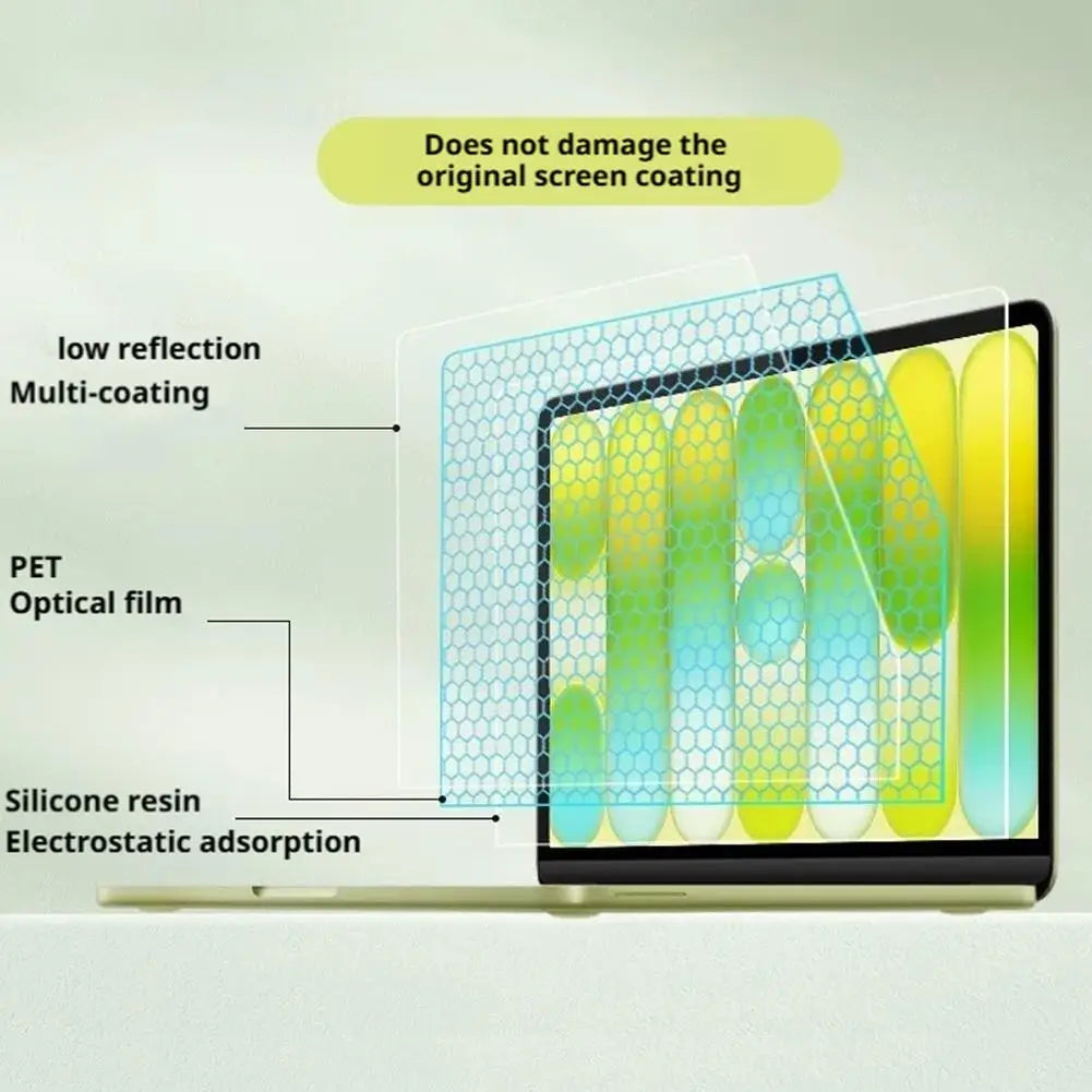 Tempered Glass Screen Protector for MacBook Neo 13-inch HD Clear Laptop Screen Protector QXL