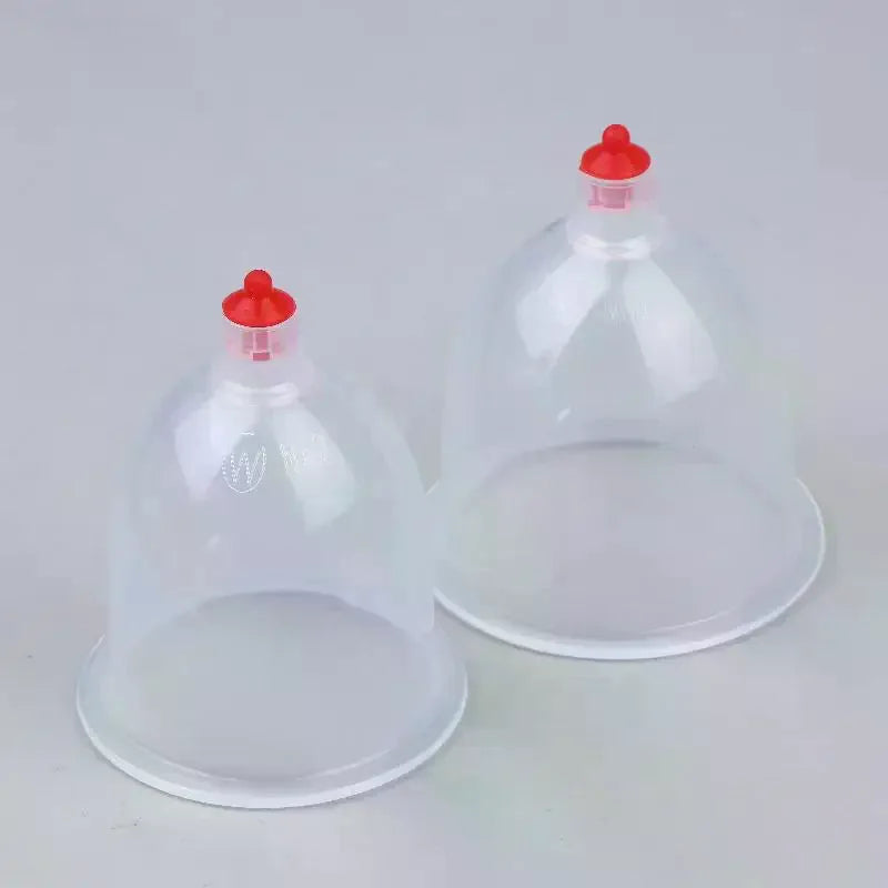 Plastic Vacuum Cupping Cups | Massage & Spa Suction Set 5/10pc Cupping Massage Set QXL
